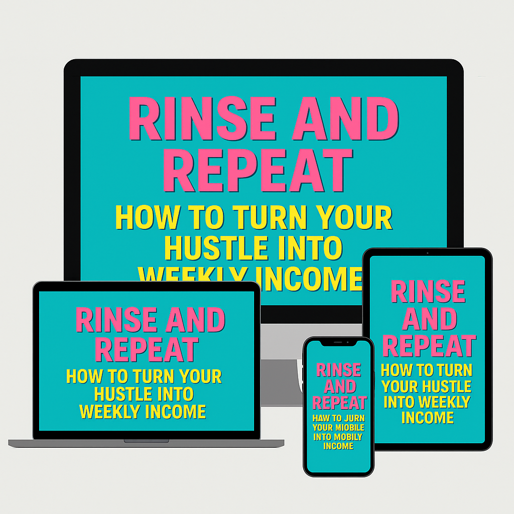 Rinse and Repeat: How To Turn Your Side Hustle Into Weekly and Daily Earnings